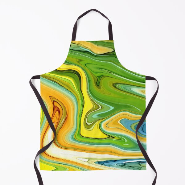 Item preview, Colorful Lemon Fresh Summer Ink Faux Marble Texture designed and sold by MysticMarble.