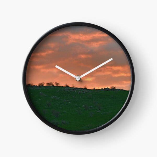 sunset roo Clock