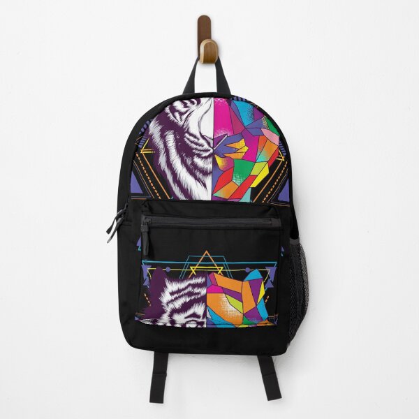 Item preview, Geometric Tiger Colour Pattern designed and sold by VibrantGifts.