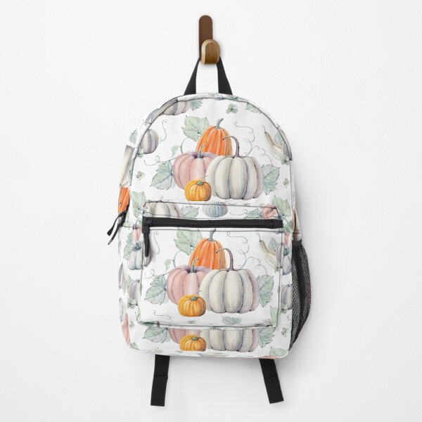 Autumn Fall Watercolor Pumpkins Backpack