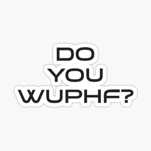 The Office: WUPHF.com Sticker for Sale by Wellshirt