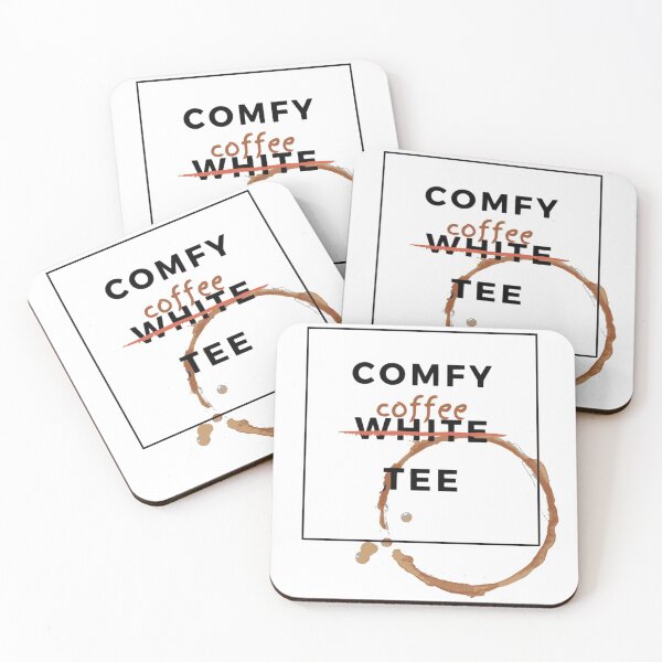 Item preview, Comfy (White) Coffee Tee designed and sold by JB-Design94.