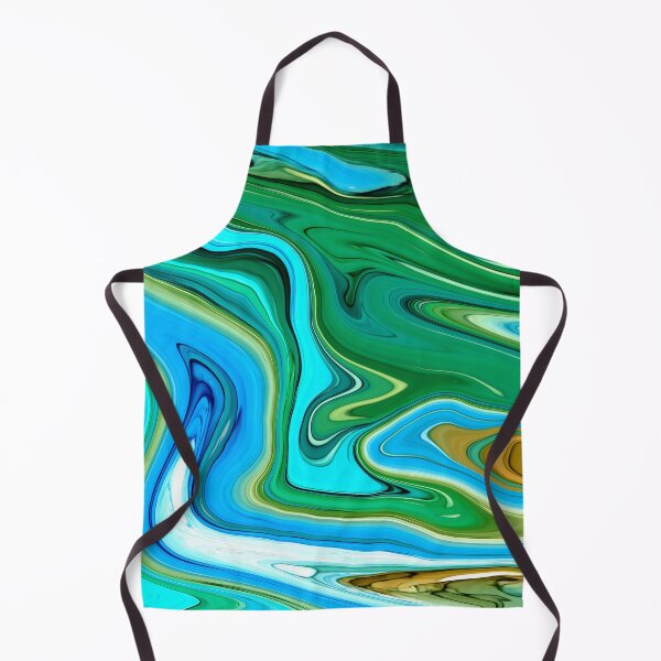 Item preview, Colorful Blue Fresh Summer Ink Faux Marble Texture designed and sold by MysticMarble.