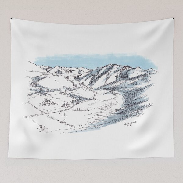 Item preview, Arthurs Point from Bush Creek designed and sold by Tom Napper Design.