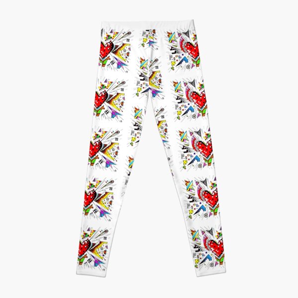 Heart Doodle Leggings