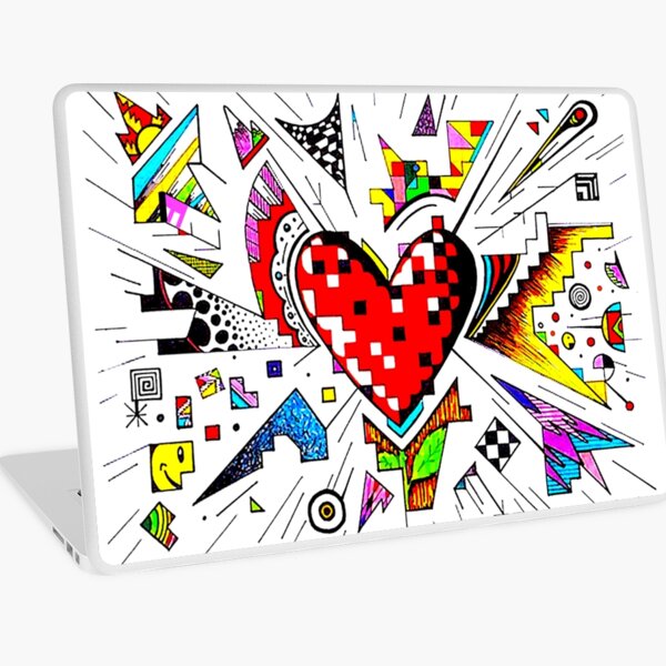 Aperçu de l'œuvre Coeur Doodle créée et vendue par ALB101-Designs.