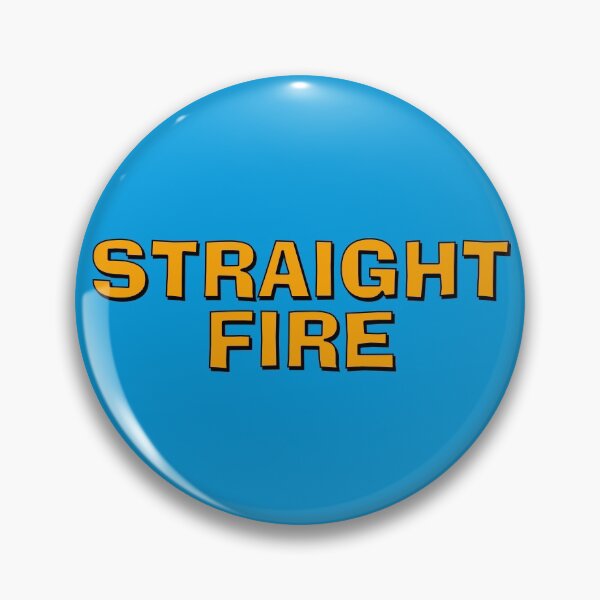 Item preview, Straight Fire Sticker designed and sold by Boxing Kangaroo Retail Company.