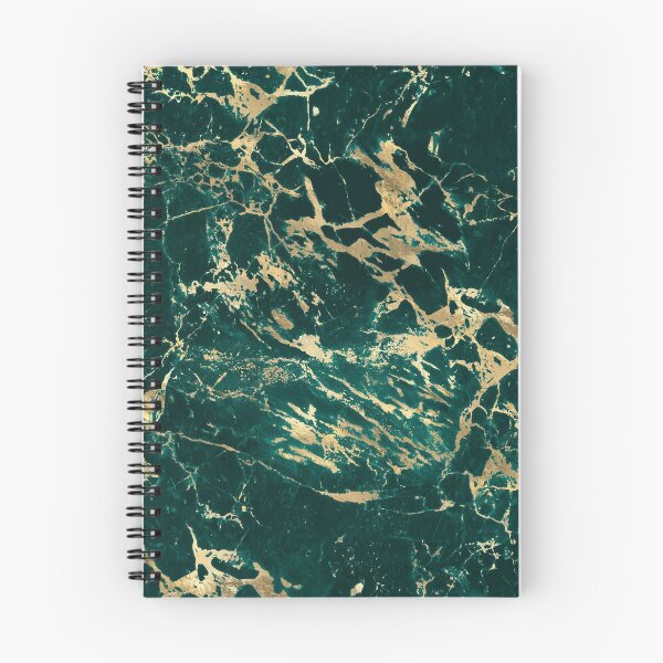 Item preview, Teal And Gold Malachite Faux Marble  I designed and sold by MysticMarble.