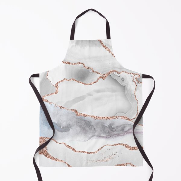 Item preview, Ice Blue And White Agate Faux Marble Landscape designed and sold by MysticMarble.