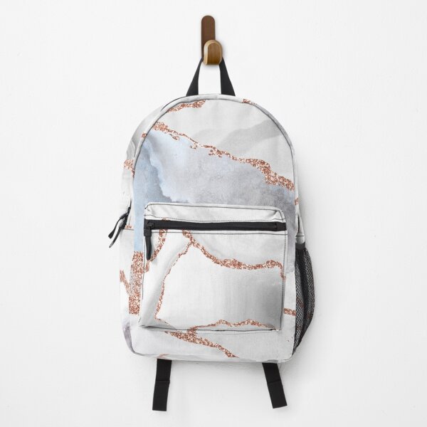 Item preview, Ice Blue And White Agate Faux Marble Landscape designed and sold by MysticMarble.