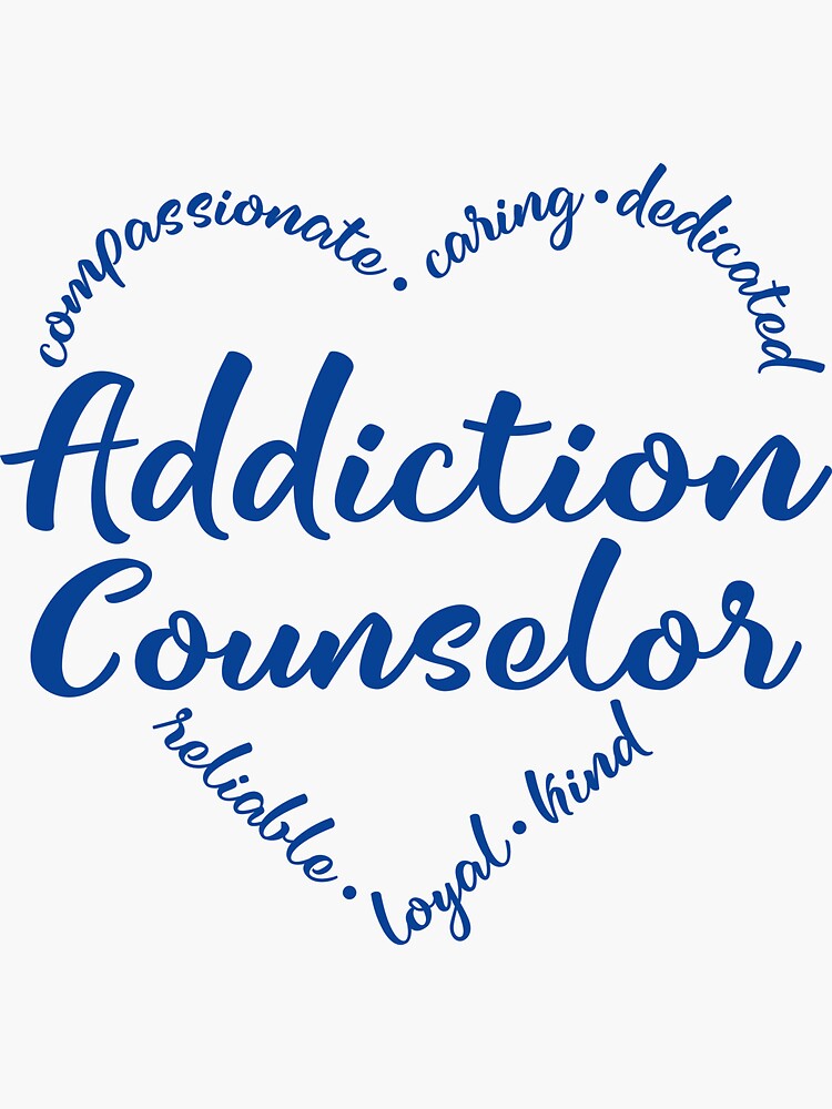 "Addiction Counselor, Substance Abuse" Sticker for Sale by
