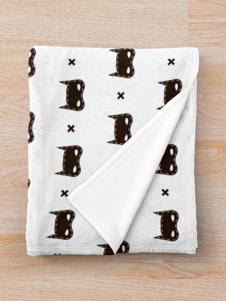 Alternate view of Super hero mask Throw Blanket
