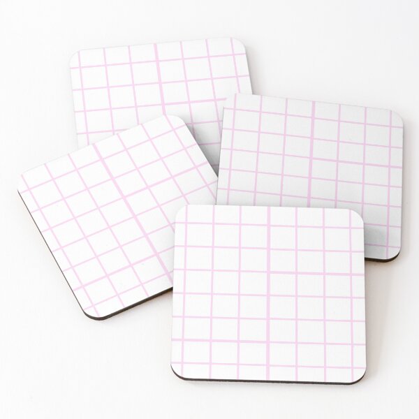 Item preview, Pink and white grid  designed and sold by erinxswan.