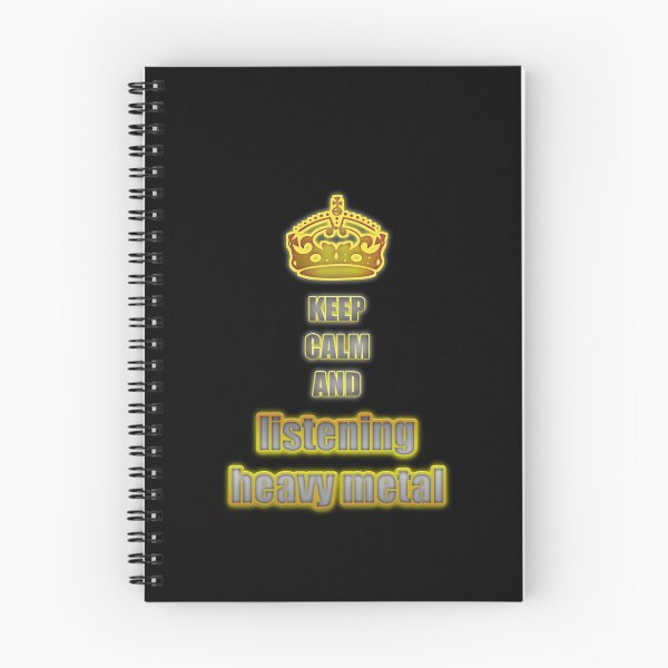 Item preview, Keep calm and listening heavy metal designed and sold by NandoArtDesign.