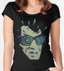 Psycho Without A Stick Women's Fitted Scoop T-Shirt