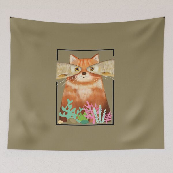 Item preview, Gato divertido designed and sold by TopDesignArt.
