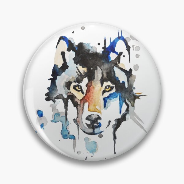 Item preview, Watercolour Wolf designed and sold by Total-Cult.
