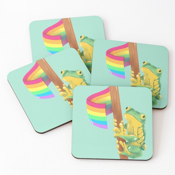 Item preview, Frog Says Gay Rights! designed and sold by Lamasia Creations.