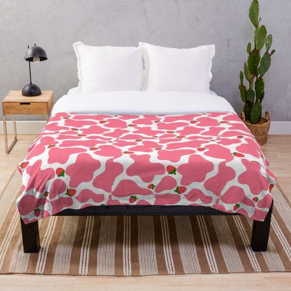 Item preview, strawberry cow print designed and sold by elizastreet.