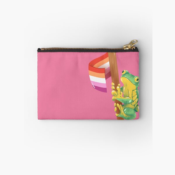 Item preview, Frog Says Lesbian Rights! designed and sold by Lamasia Creations.