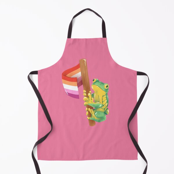 Item preview, Frog Says Lesbian Rights! designed and sold by Lamasia Creations.