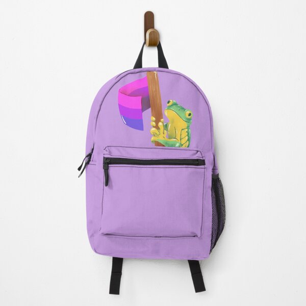 Item preview, Frog Says Bisexual Rights! designed and sold by Lamasia Creations.