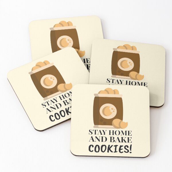 Item preview, Stay Home And Bake Cookies Jar designed and sold by Telle Garcia.