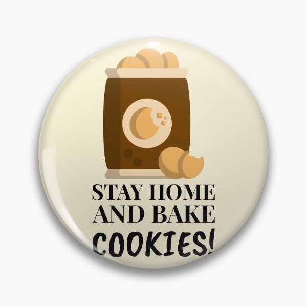 Item preview, Stay Home And Bake Cookies Jar designed and sold by Telle Garcia.