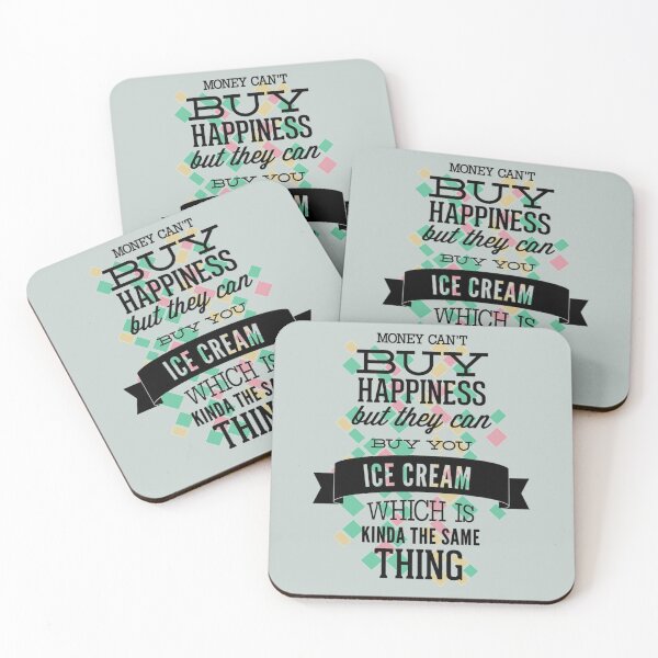 Item preview, Money can't buy happiness, but they can buy ice cream - Funny ice cream lover Gift designed and sold by Teenation9.