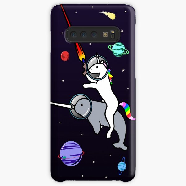Unicorn Riding Narwhal In Space Samsung Galaxy Snap Case