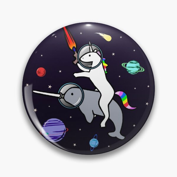 Item preview, Unicorn Riding Narwhal In Space designed and sold by jezkemp.