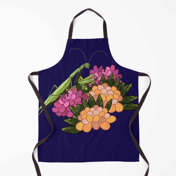 Item preview, Praying mantis resting on peony flowers designed and sold by patternsbymira.