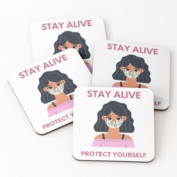 Item preview, Stay Alive, Protect Yourself! designed and sold by Makeni Theophilus.
