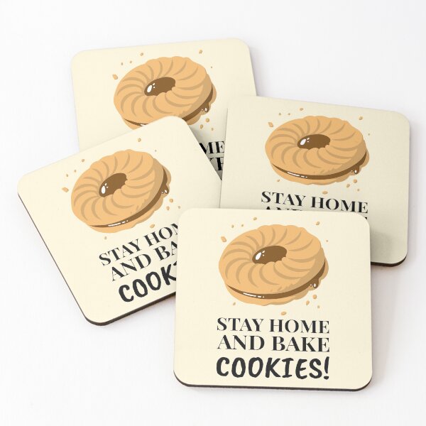 Item preview, Stay Home And Bake Cookies Chocolate Filled Biscuit designed and sold by Telle Garcia.