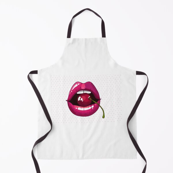 Item preview, A beautiful mouth with cherries designed and sold by TopDesignArt.