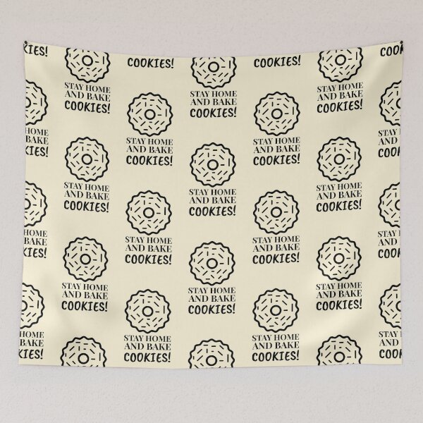 Item preview, Stay Home And Bake Cookies Chocolate Fancy Biscuit designed and sold by Telle Garcia.