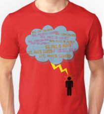 life makes ECHOES. (stick boy.) Unisex T-Shirt