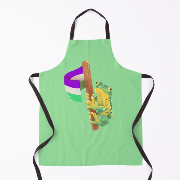 Item preview, Frog Says Gender Queer Rights! designed and sold by Lamasia Creations.