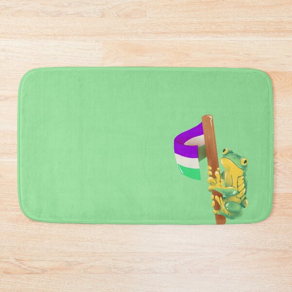 Item preview, Frog Says Gender Queer Rights! designed and sold by Lamasia Creations.