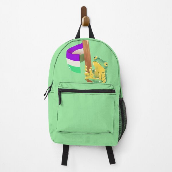 Item preview, Frog Says Gender Queer Rights! designed and sold by Lamasia Creations.