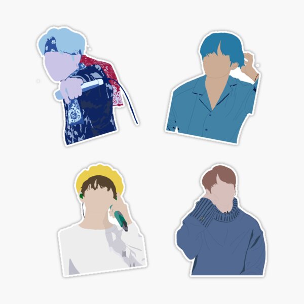 BTS Mic Drop Stickers | Kpop Sticker pack | Bangtan Stickers