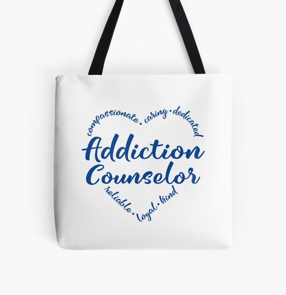 Addiction Therapist Tote Bag Addiction School Therapist 