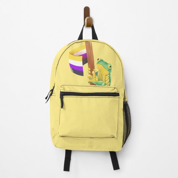 Item preview, Frog Says Non-Binary Rights! designed and sold by Lamasia Creations.