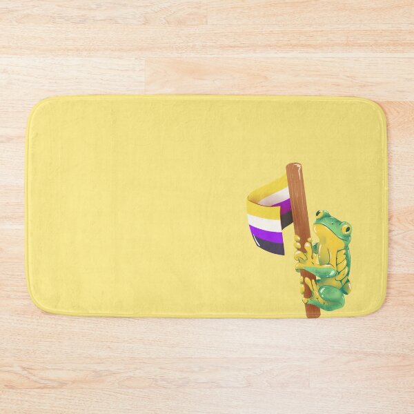 Item preview, Frog Says Non-Binary Rights! designed and sold by Lamasia Creations.