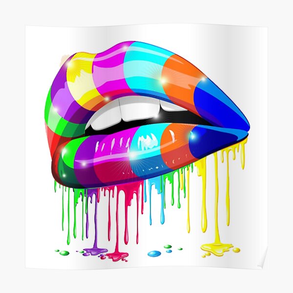 Regalos Y Productos Labios Arcoiris Redbubble