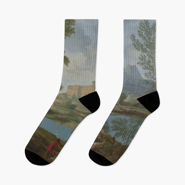 Item preview, Landscape with a Calm (Un Tem[p]s calme et serein) - Nicolas Poussin designed and sold by themasters.