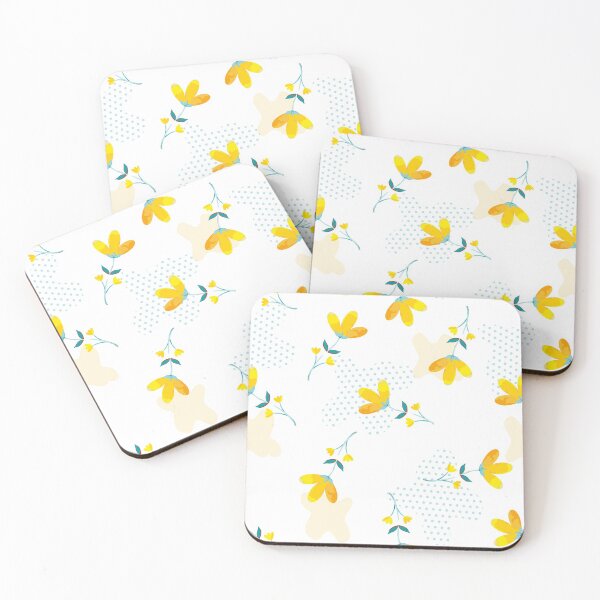Item preview, Beautiful Watercolor Wild Florals with Abstract Shapes designed and sold by AgaRyc.