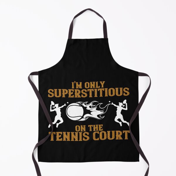 Item preview, I'm Only Superstitious On The Tennis Court designed and sold by GoodVibeDesign.
