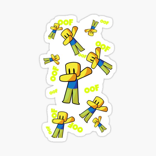 Roblox Pattern Oof Dabbing Dab Hand Drawn Gaming Noob Gift For Gamers Sticker By Smoothnoob Redbubble - roblox dabbing dab hand drawn gaming noob gift for gamers roblox sticker teepublic