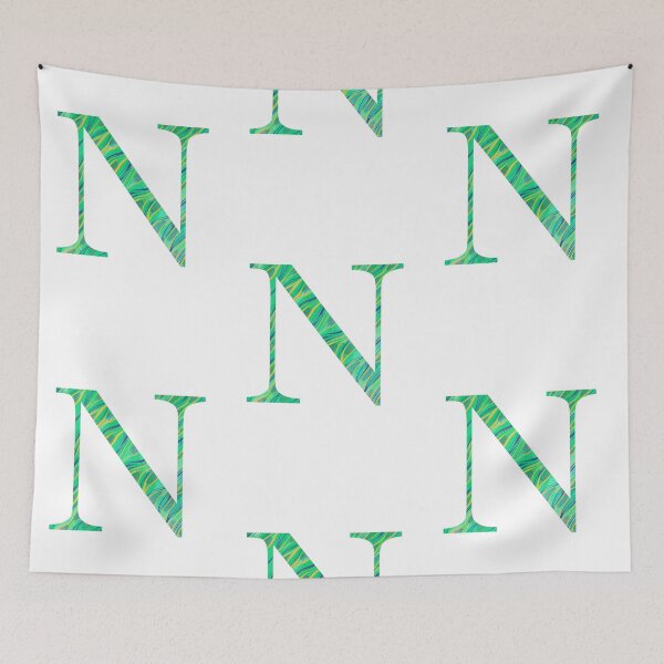 Item preview, ‘N’ Monogram Illustration Lettering designed and sold by misterletterman.